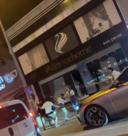 Bursa'nın en işlek caddesi boks ringine döndü