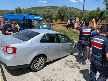 Jandarma aracıyla çarpıştı: Sürücü hayatını kaybetti