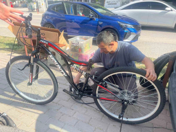 Bisikletçi ayağınıza geldi!