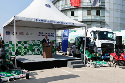 Tarım Peyzaj A.Ş.’ye yeni araçlar, hedef daha yeşil bir Bursa