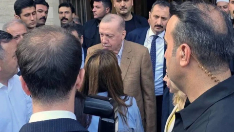 Cumhurbaşkanı Erdoğan, Kurban Bayramı namazını Marmaris'de kıldı