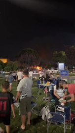 Bursa'da AVM'de korku dolu anlar: Otluk alanda yangın çıktı