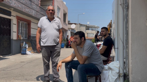 Yüksek gerilim hattının altında kalan bina yıkıldı, 6 kişi sokakta kaldı