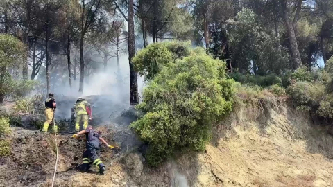 Bursa'da yangına hızlı müdahale