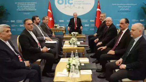 Cumhurbaşkanı Erdoğan, İran Dışişleri Bakanı'nı kabul etti