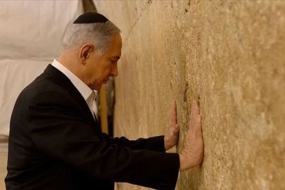Netanyahu, Ağlama Duvarı'nda Trump için dua etti