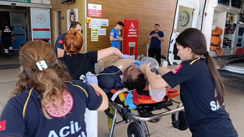 Fabrika çatısı çöktü, 1 kişi ağır yaralandı