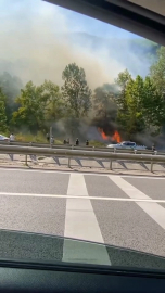 Mezitler'de yangın çıktı!
