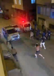 Önüne gelen polisi ezdi, 1 polis yaralandı