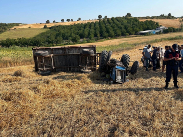 Bursa'da traktör can aldı!