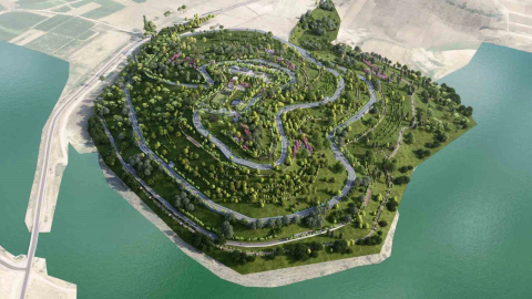 İnegöl Millet Bahçesi’nde çalışmalar tüm hızıyla sürüyor