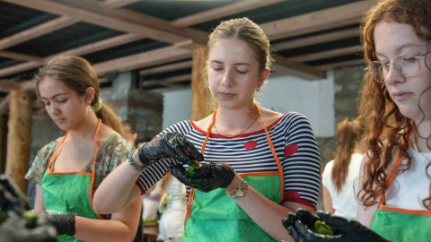 Yurt dışından gelen gençler Bursa'da Türk kültürünü deneyimledi