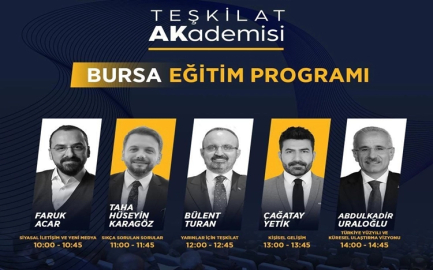 AK Parti Bursa Teşkilatı "AKademi" ile eğitimde buluşuyor
