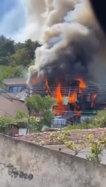 Bursa'da bir yangın da o bölgede çıktı!