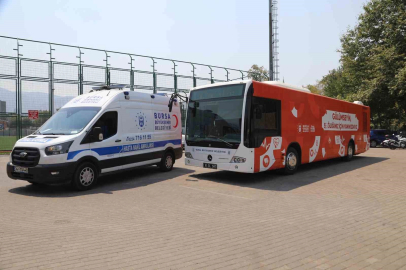 Bursa Büyükşehir'in 'Sağlık Ekibi' Harmancık’ta