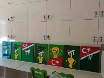 Okullarda bile hayaller şampiyonluk kupası