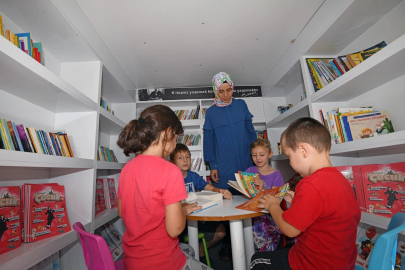 Gezici Kütüphane çocukların ayağına kadar gidiyor
