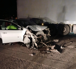 Malatya’da tır ile otomobil çarpıştı!