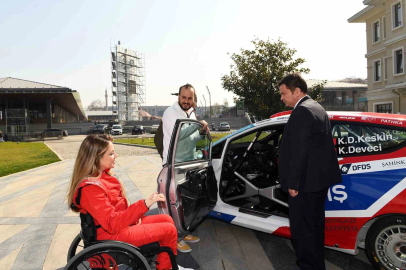 Başkan Aydın, Avrupa Ralli Şampiyonası için Keskin'e başarı diledi