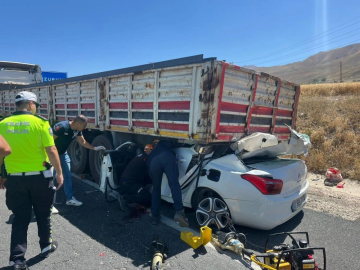 Erzurum’da feci kaza: 1 kişi hayatını kaybetti