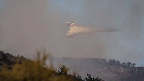 Çanakkale Gelibolu’daki yangın kontrol altına alındı