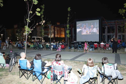 Pancar Deposu’nda açık havada sinema keyfi