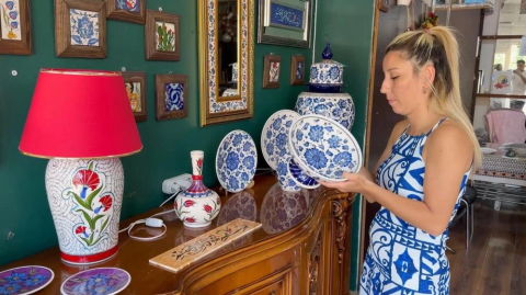 İznik çinileri dünyanın gözdesi oldu!