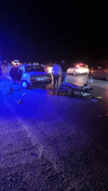 Sındırgı'da feci kaza: 1 ölü, 1 yaralı