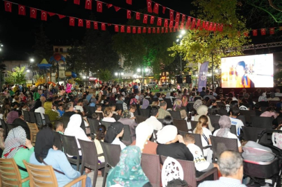 Yenişehir'de açık hava sinemasıyla nostaljik hafta sonu