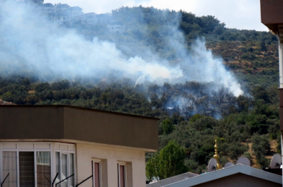 Mudanya’da korkutan yangın