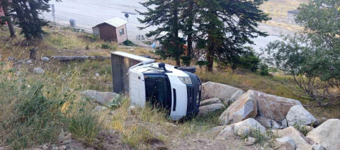 Uludağ'da feci kaza: Ölümden döndü!