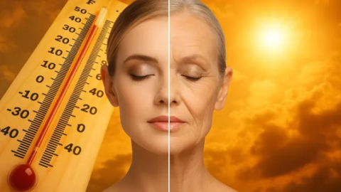 Sıcak hava sadece terletmiyor, yaşlandırıyor!