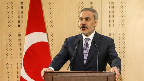 Bakan Fidan, Filistin Devlet Başkanı Yardımcısı eş-Şeyh ile görüştü