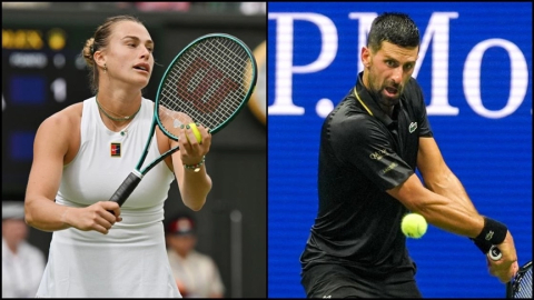 ABD Açık'ta Sabalenka ve Djokovic yarı finalde