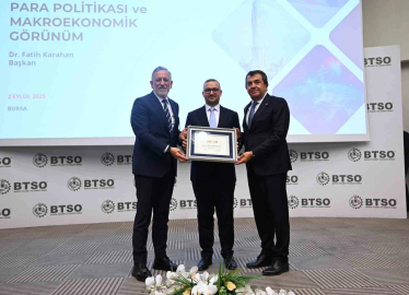 Merkez Bankası Başkanı Fatih Karahan Bursa’da iş dünyasıyla buluştu