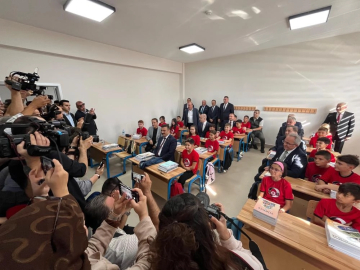 Bursa'da ilk ders zili çaldı! İlk ders ise Vali Ayyıldız'dan