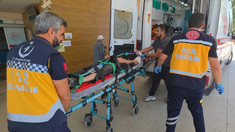 Bursa'da otomobille çarpışan bisikletli yaralandı