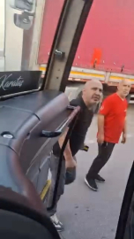 Bursa’da ters yön kavgası: Küfürler havada uçuştu