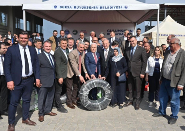 Çiftçiye can suyu, Bursa’ya ödül!