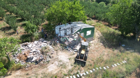 İnegöl'de kaçak yapıyla mücadele sürüyor