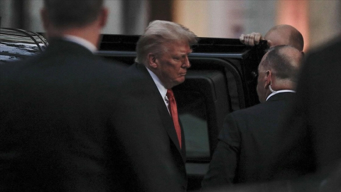 Trump, gittiği restoranda Gazze protestosuyla karşılaştı