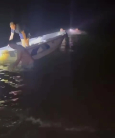 Bursa'da korku dolu anlar: Balıkçı teknesi battı!