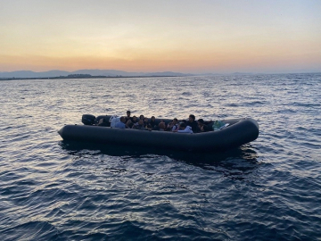 Aydın’da 20 düzensiz göçmen kurtarıldı