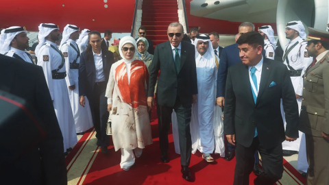 Cumhurbaşkanı Erdoğan Katar'da