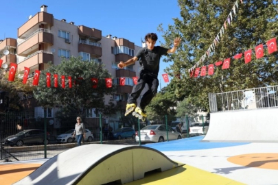 Mudanya'nın ilk kay kay parkı hizmete açıldı