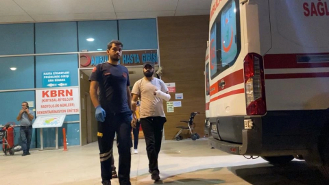 Spiral makinesi ile kendini kesti!