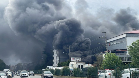 Trabzon'da korkutan yangın