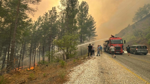 Köyceğiz’de 108 ev tahliye edildi