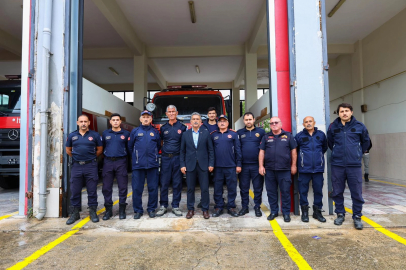 Gemlik Belediyesi’nden İtfaiyeciler Haftası ziyareti