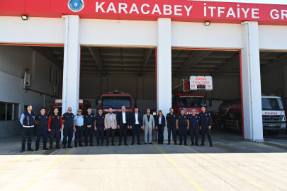 Karabatı: "Kahraman itfaiyecilerimizin her zaman yanındayız"